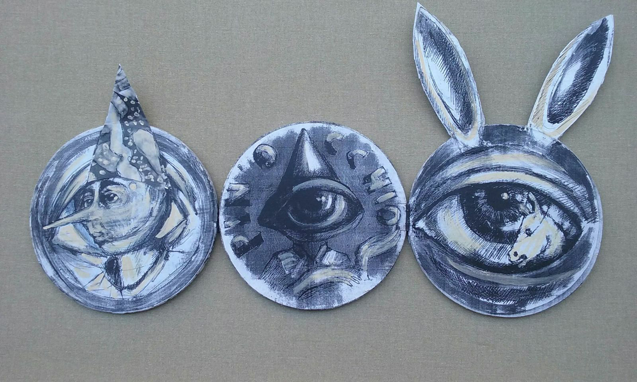 «Fiabe interrotte
Occhio Pin'occho Occhio»
il contributo a Sculture da Viaggio dell'artista lametino Francesco Antonio Caporale