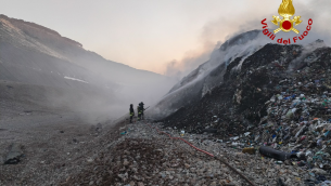 Palermo, spento incendio in discarica Bellolampo