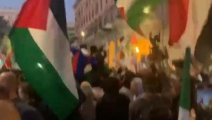 'Palestina libera', manifestazione oggi di Roma: centinaia in piazza