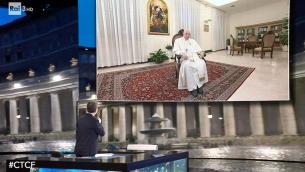 Papa Francesco a Che tempo che fa: "Sopporto come tanta gente"