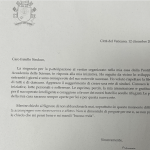 Papa Francesco, la lettera a Mimmo Lucano: "Ammiro la sua azione coraggiosa"