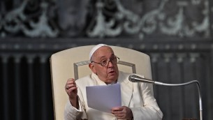 Papa riceve israeliani e palestinesi: "Questa non è guerra, è terrorismo"