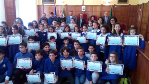 Gli alunni della Scuola primaria di Girifalco