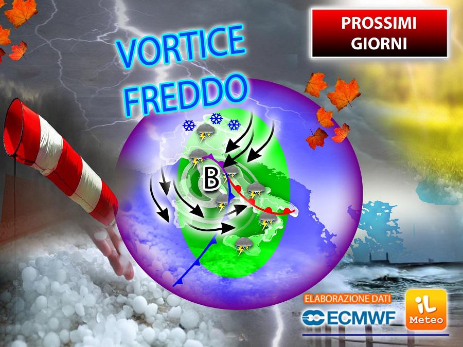 Piogge, freddo e rischio nubifragi nel weekend 9-10 ottobre: ecco dove