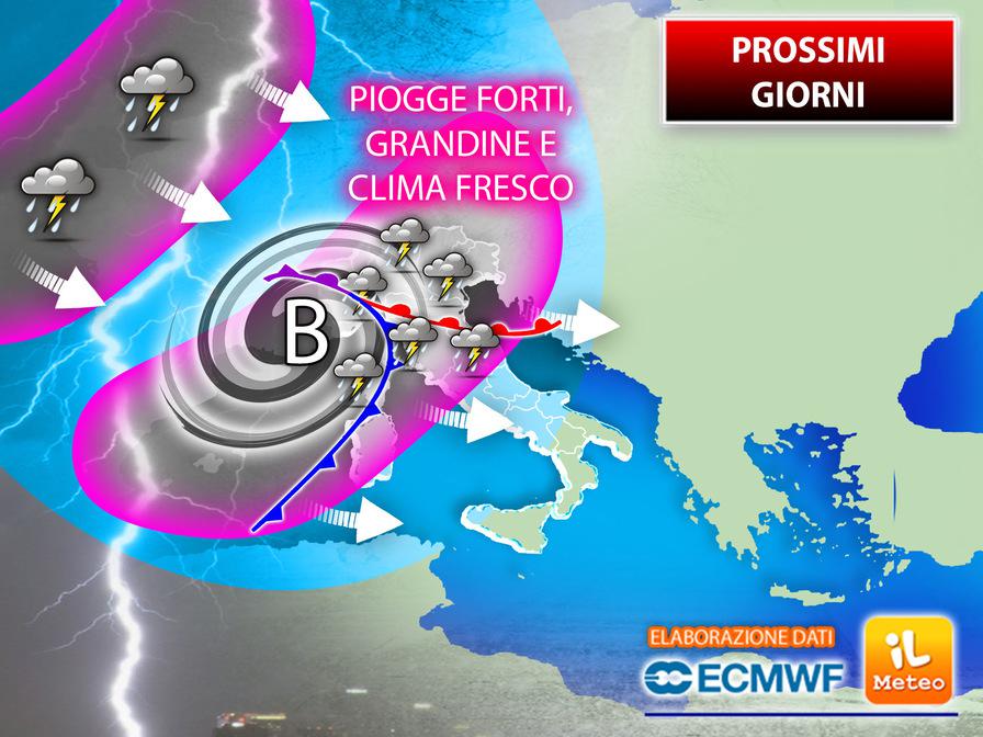 Pioggia e temporali, primavera deve aspettare
