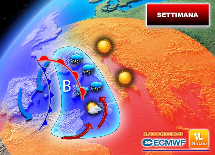 Pioggia entro il weekend, che tempo farà fino al 2 settembre