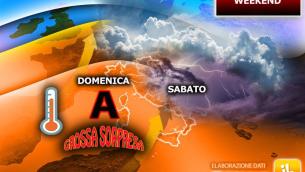 Pioggia nel weekend, da lunedì torna l'alta pressione