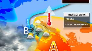 Pioggia su mezza Italia, attesa per la primavera: il meteo