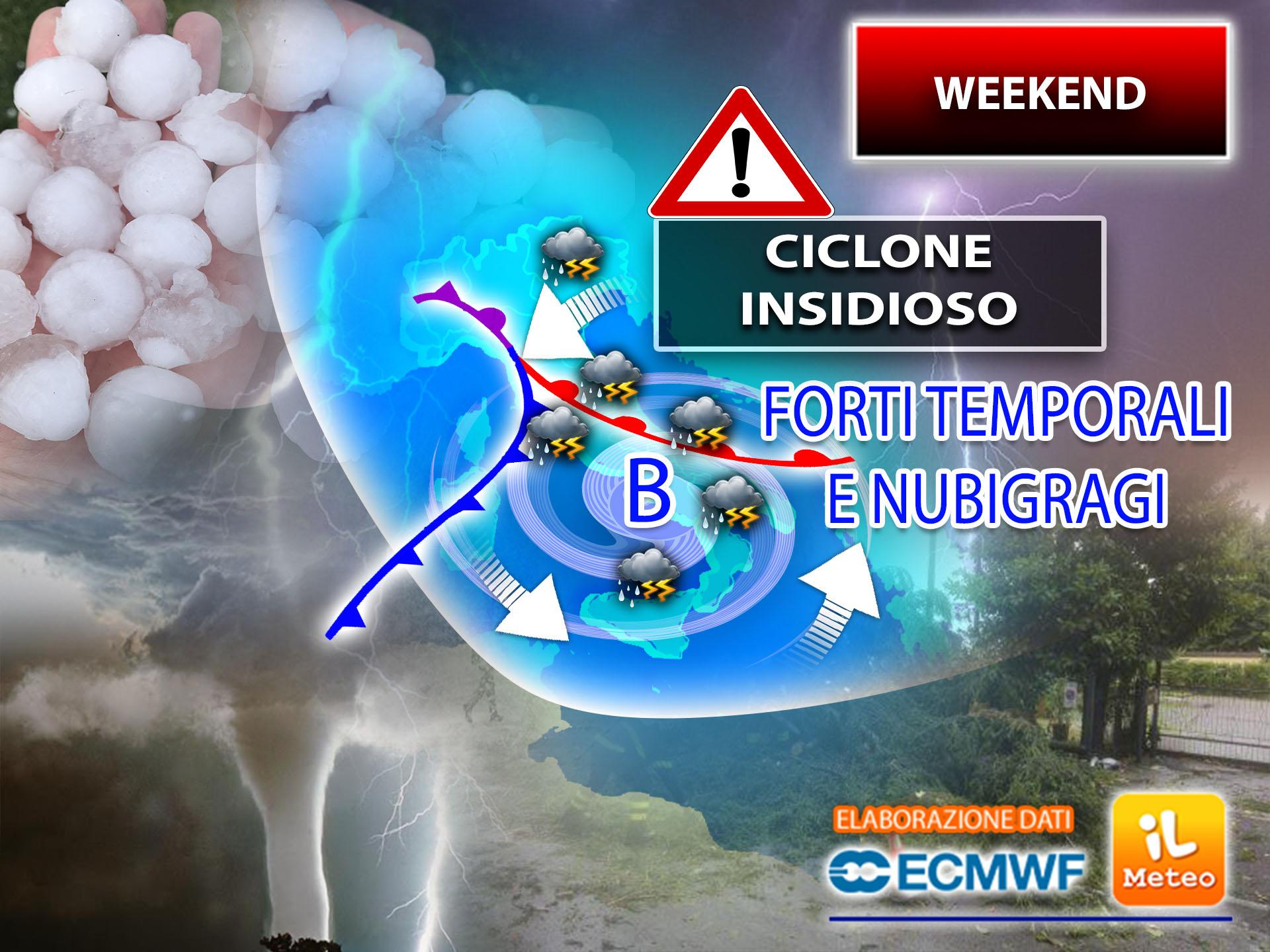 Pioggia su weekend 17 e 18 luglio, maltempo al Centro e al Sud