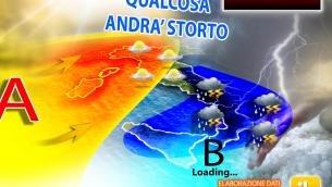 Pioggia su weekend 23-24 ottobre, maltempo si sposta da nord a sud