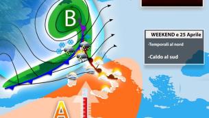 Ponte del 25 aprile, il meteo divide l'Italia: le previsioni