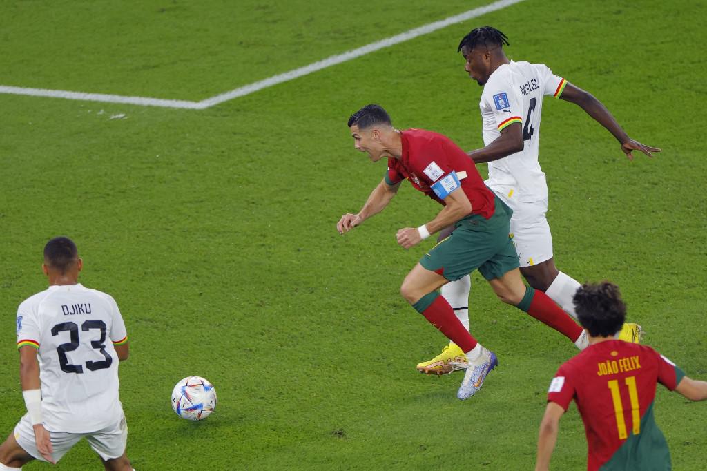 Portogallo-Ghana, Cristiano Ronaldo gol da record
