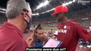 "Possiamo avere due ori?" e Tamberi esplode - video