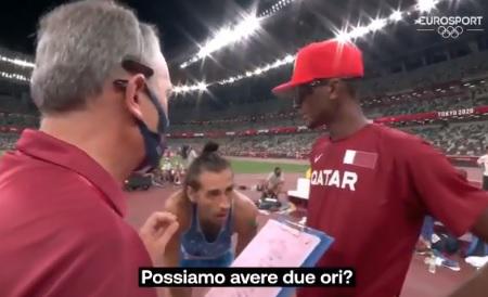 "Possiamo avere due ori?" e Tamberi esplode - video