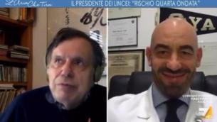Quando il Nobel Parisi parlava di covid e Bassetti rideva - video