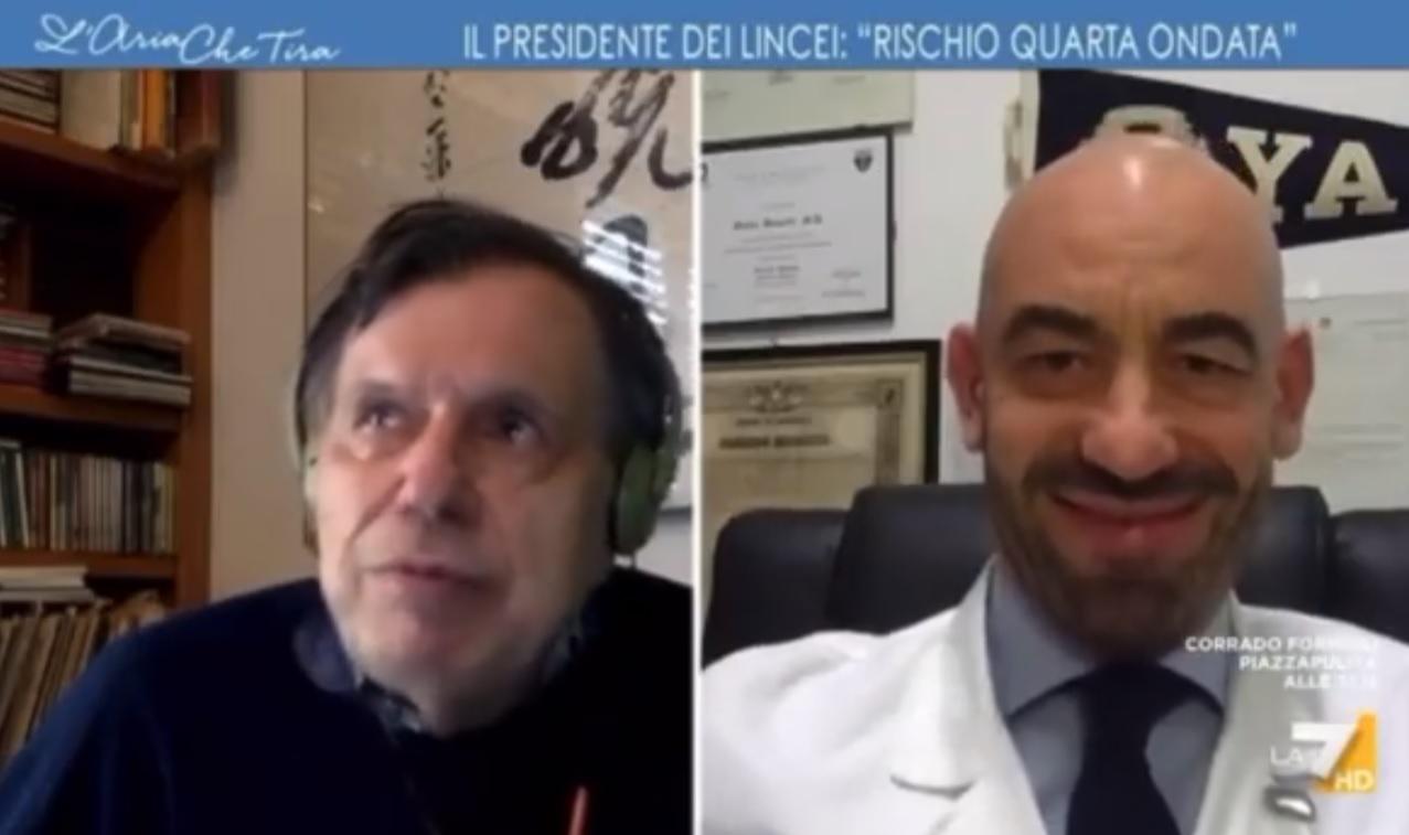 Quando il Nobel Parisi parlava di covid e Bassetti rideva - video