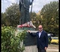 "Quel giorno a pranzo a Ostia con 2 Papi", Bordoni (Lega) con Ratzinger e Prevost - Foto