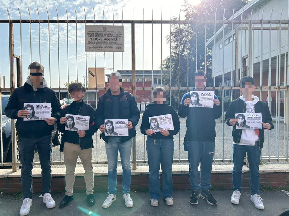 Ramelli, Azione studentesca: "Intitolare una scuola a Sergio"