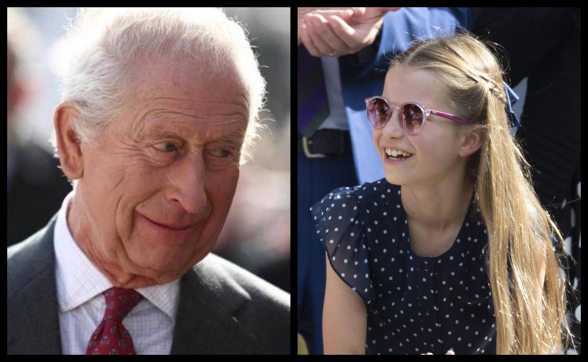 Re Carlo e la nipote Charlotte, la figlia che avrebbe voluto