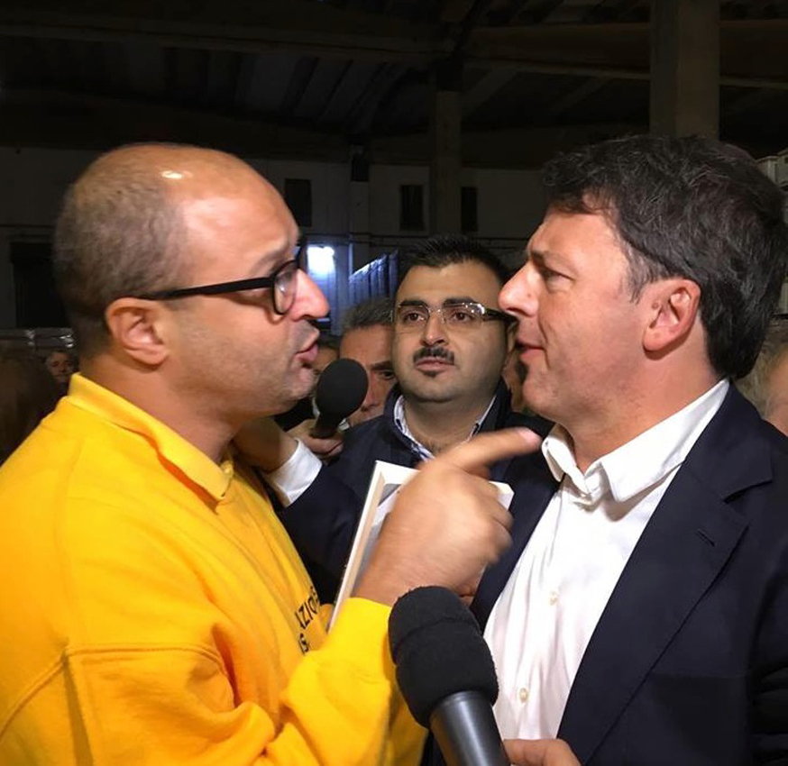 Fabio Pugliese e Matteo Renzi