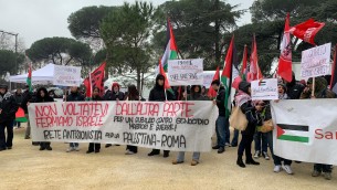 Rete antisionista in corteo a Basilica di San Paolo: "Giubileo contro genocidio e guerre"
