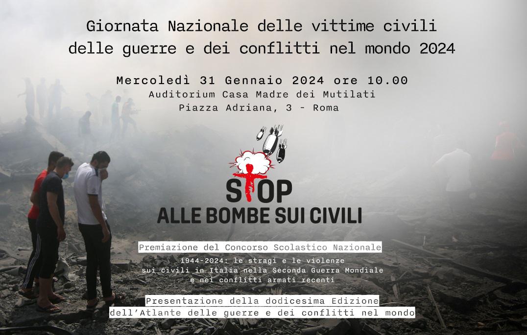 Riparte la campagna 'Stop alle bombe sui civili'