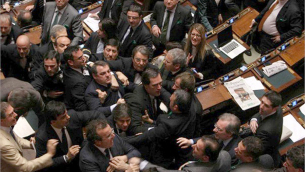 Rissa alla Camera dei deputati