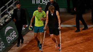 Roland Garros 2022, Nadal in finale: Zverev si ritira