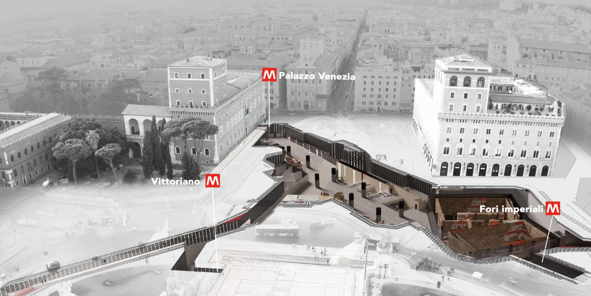 Roma, la metropolitana ‘fa storia’ con l’archeostazione Venezia