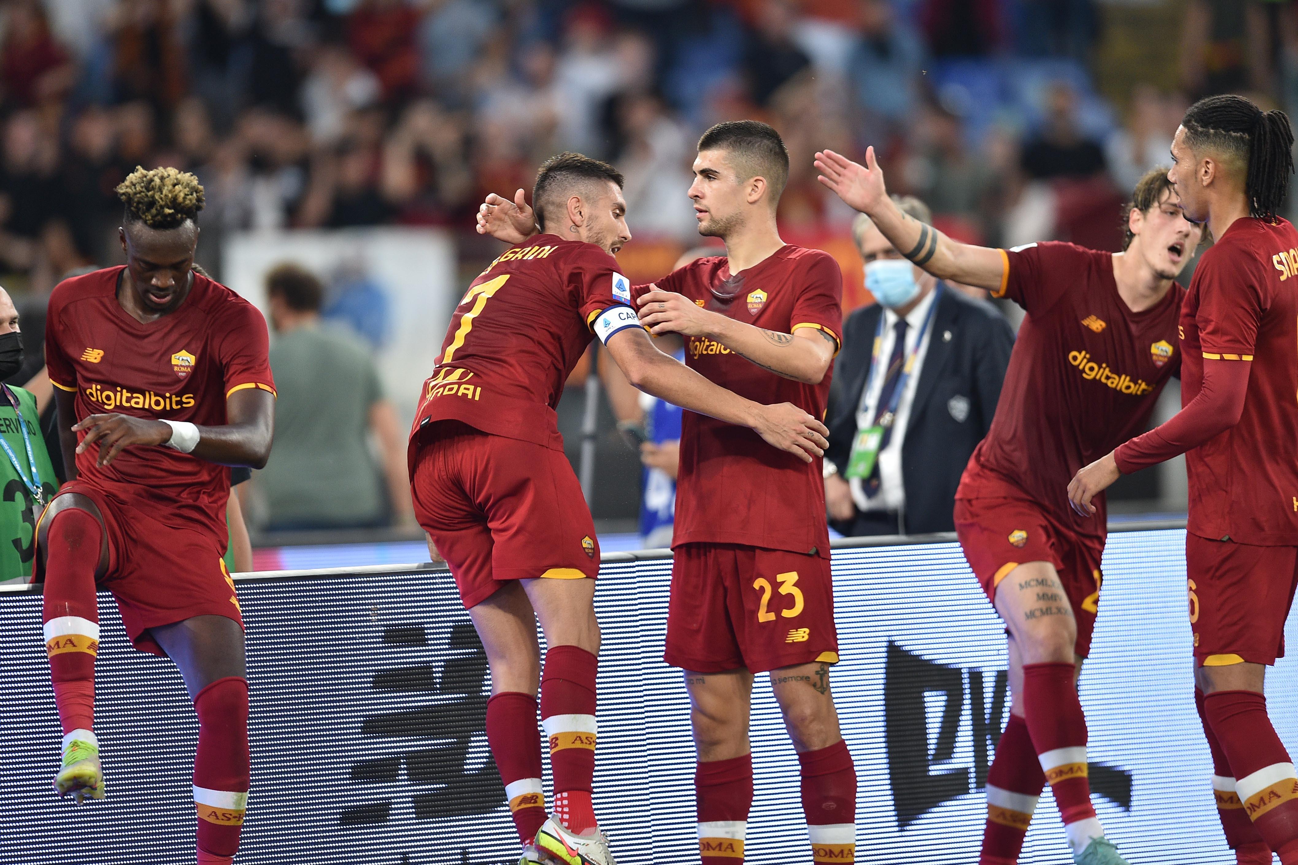 Roma piega 2-0 Empoli, gol di Pellegrini e Mkhitaryan