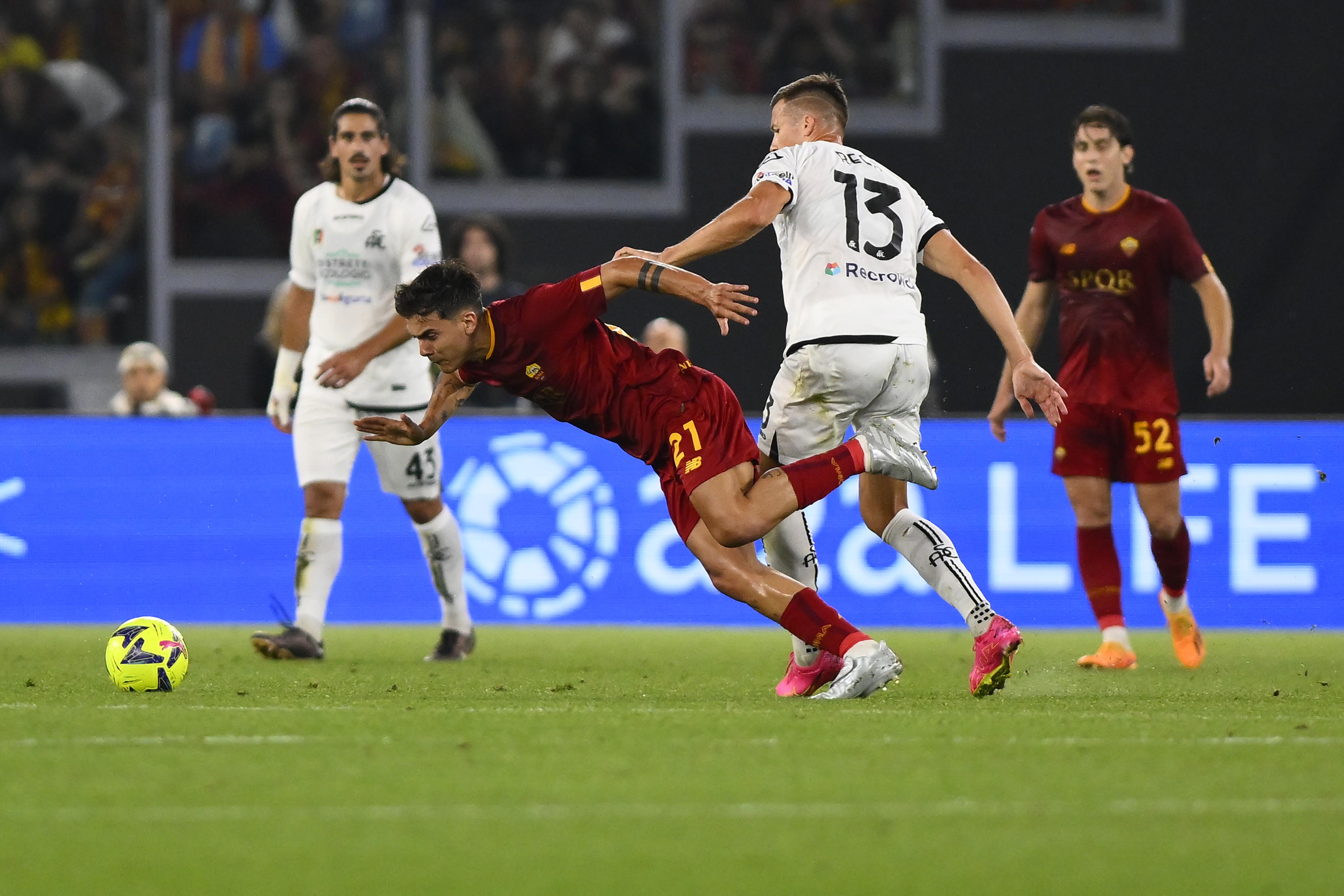 Roma-Spezia 2-1, giallorossi in Europa League