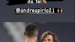 Ronaldo saluta Pirlo: "Grazie Maestro, è stato un onore"
