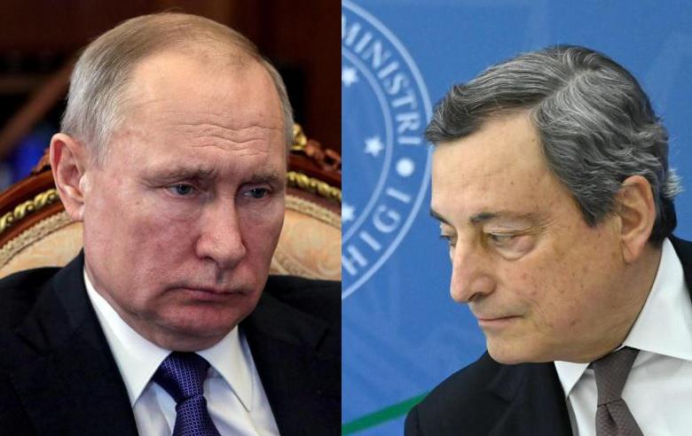 Russia, Putin a Draghi: "Forniture gas continueranno, revocare sanzioni"