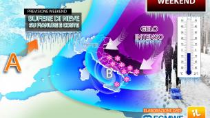 Sabato 13 e domenica 14 febbraio, neve a San Valentino: ecco dove