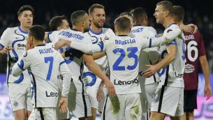 Salernitana-Inter 0-5, nerazzurri provano la fuga