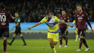 Salernitana-Juve 0-2, Dybala-Morata e Allegri respira