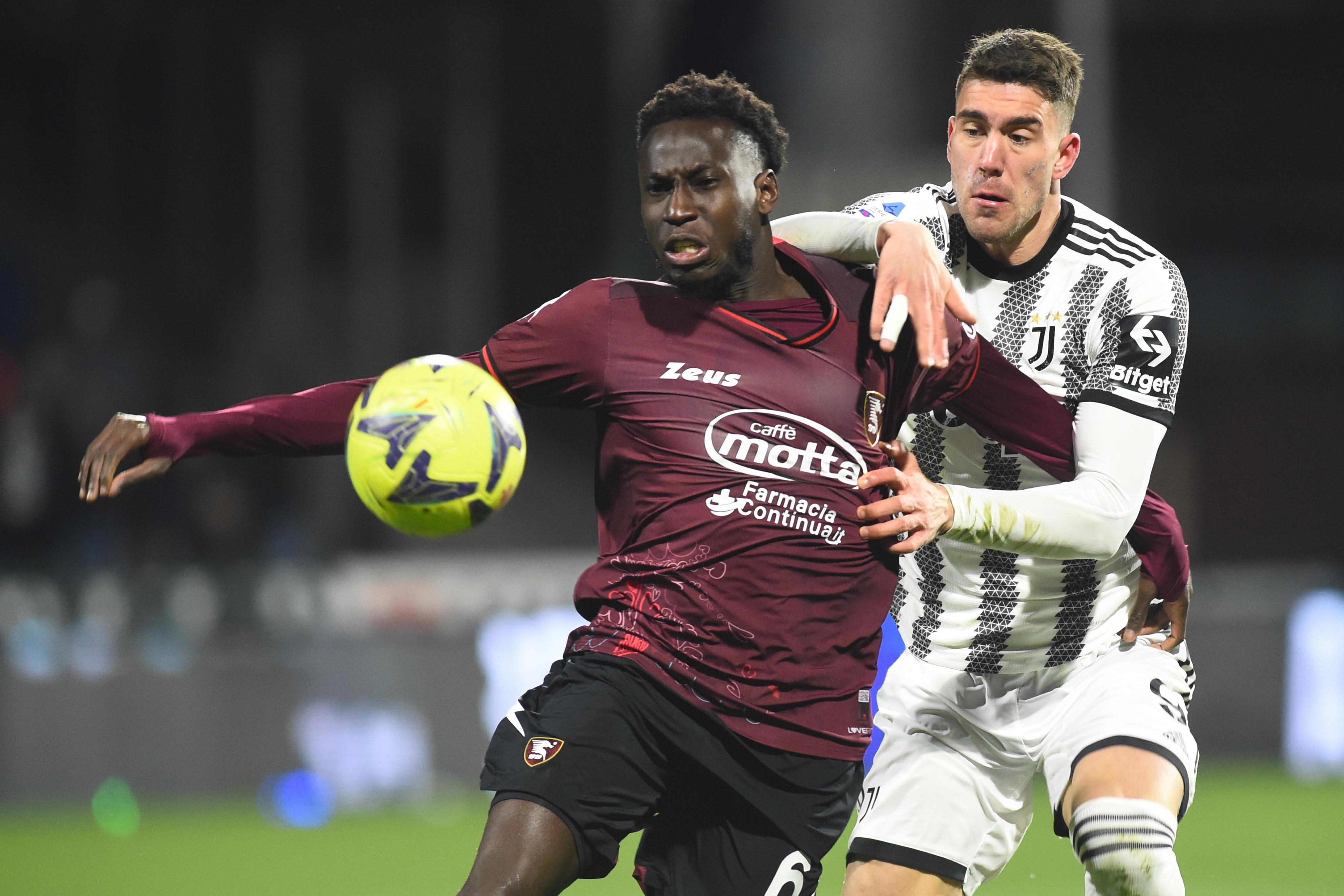 Salernitana-Juve 0-3, doppietta di Vlahovic e gol di Kostic