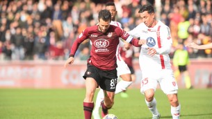 Salernitana-Monza 3-0: gol di Coulibaly, Kastanos e Candreva