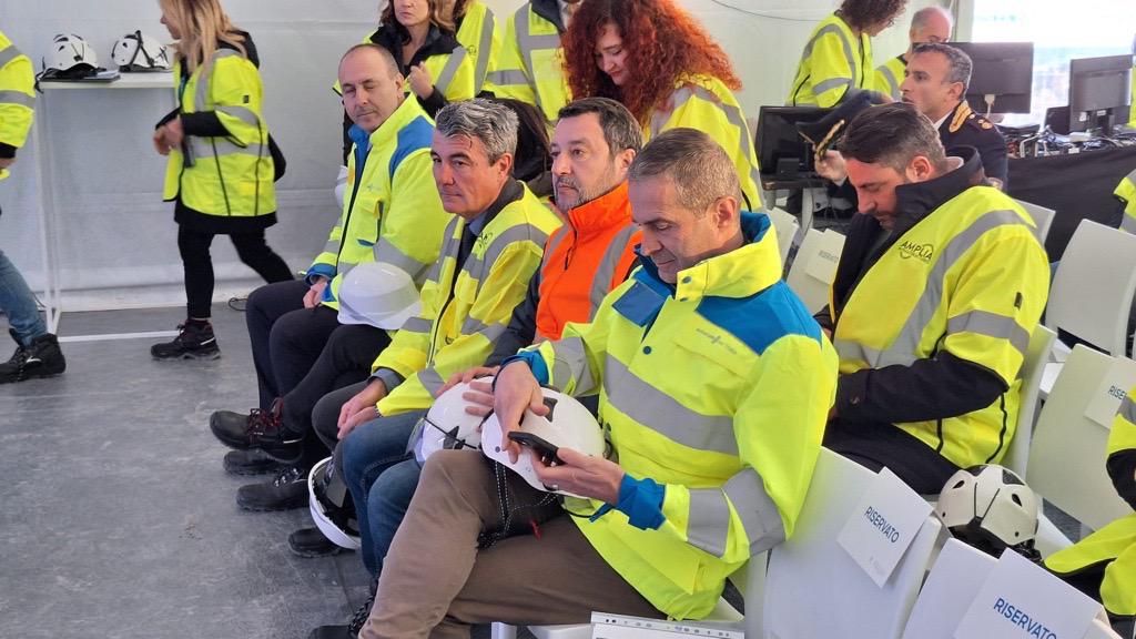 Salvini: "Impegno avanzamento lavori pienamente mantenuto su Firenze-Incisa"