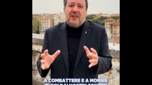 Salvini: "Leader europei che parlano di guerra e mandare soldati sono un pericolo"