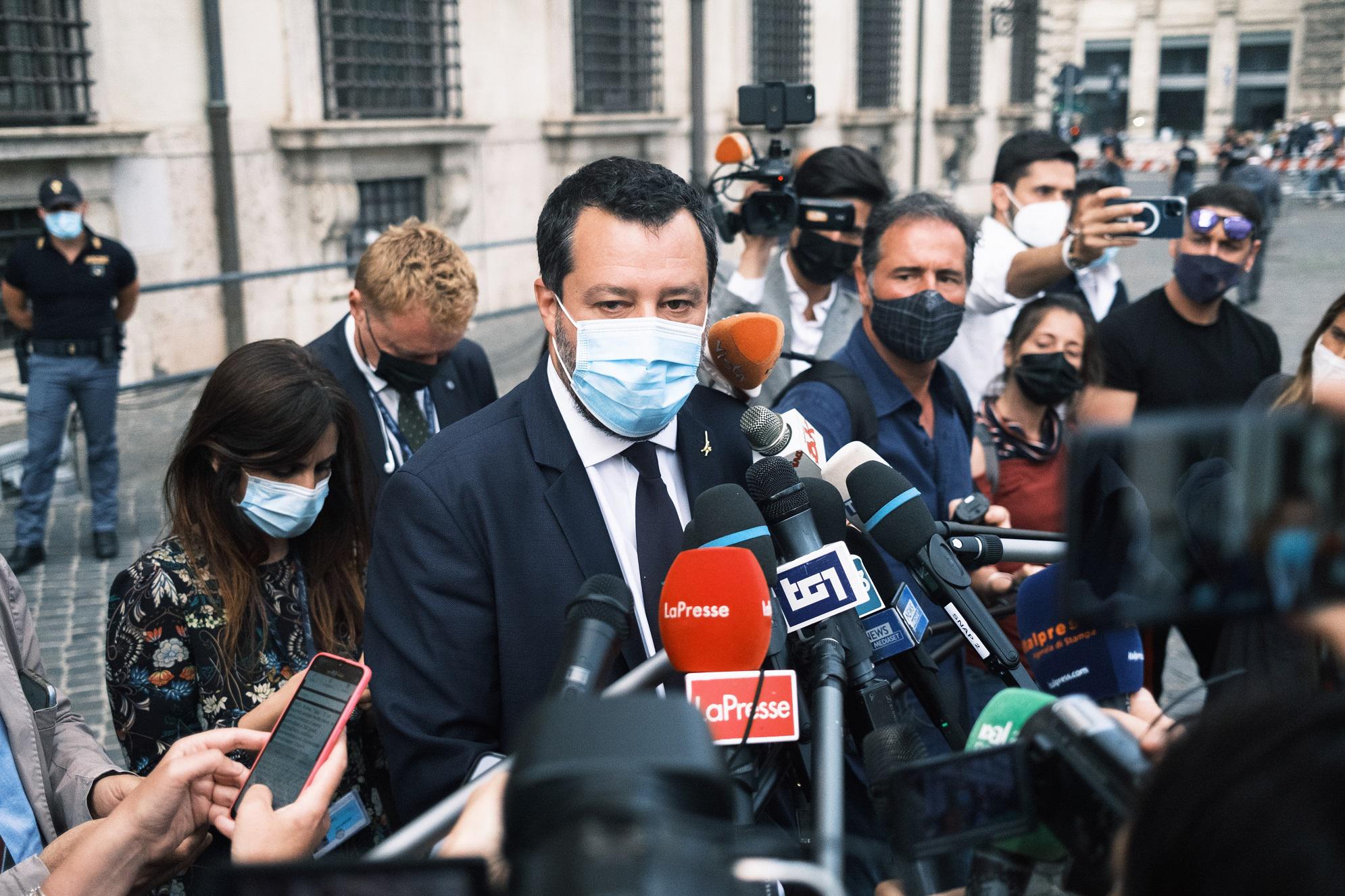 Salvini vede Draghi: "Ho proposto cambio criterio colori"