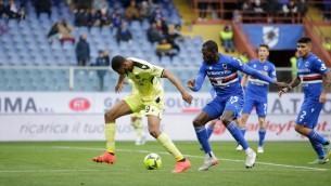 Samp-Udinese 0-1, gol di Ehizibue