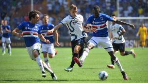 Sampdoria-Inter 2-2, Augello ferma i nerazzurri al Marassi