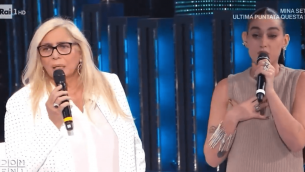 Sanremo 2025, Gaia lascia lo studio di Domenica In in lacrime: cosa è successo