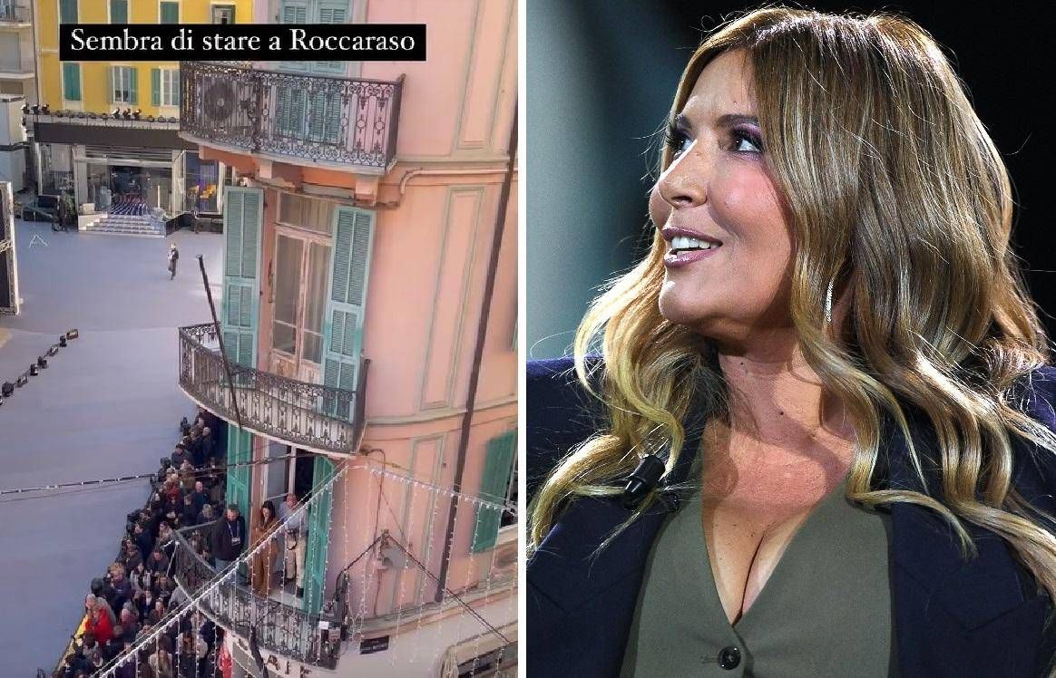Sanremo, Lucarelli arriva nella città gremita: "Sembra di stare a Roccaraso"