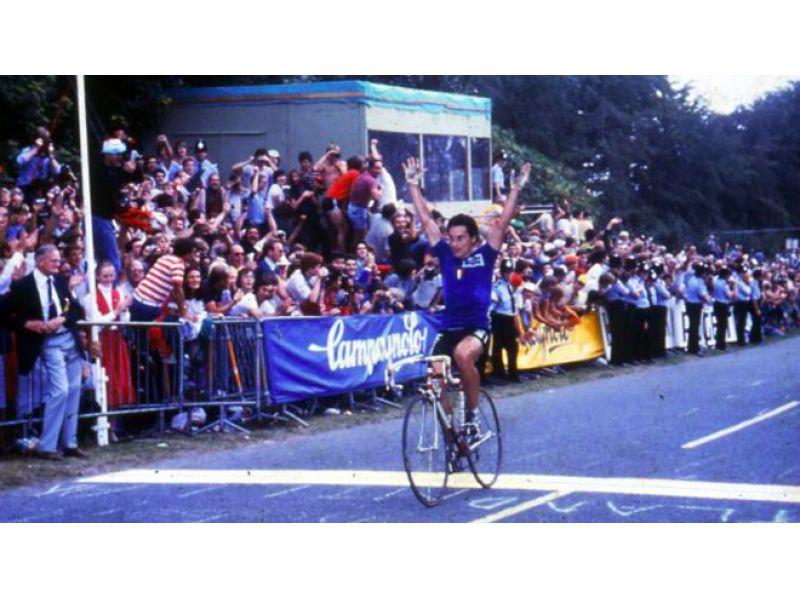 Saronni torna in corsa a Goodwood a 40 anni dalla storica 'fucilata' mondiale