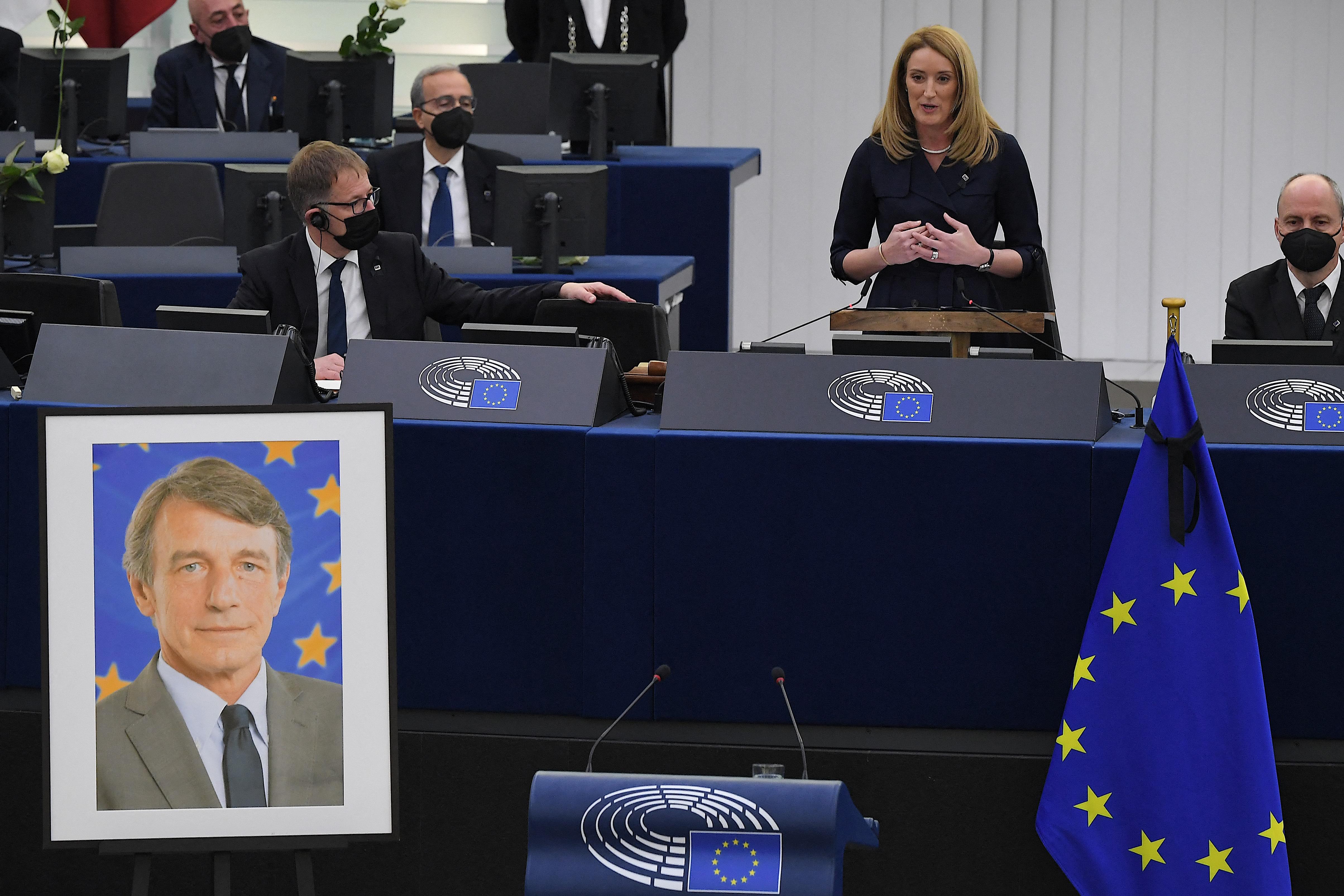 Sassoli, la commemorazione a Strasburgo: "Ha fatto la differenza"