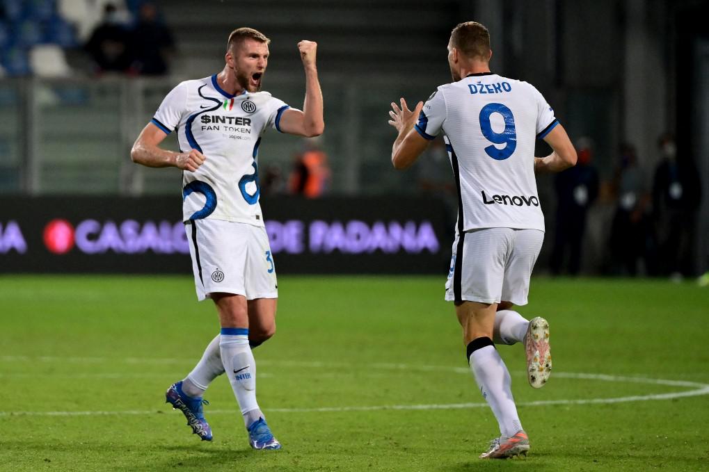 Sassuolo-Inter 1-2, Dzeko-Lautaro e rimonta nerazzurra