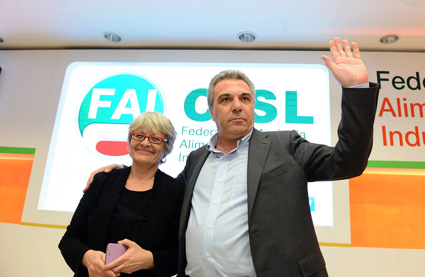 Annamaria Furlan e Luigi Sbarra