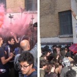 Scontri alla Sapienza, studenti assaltano Commissariato: dirigente preso a pugni - FOTOGALLERY